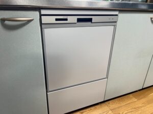 愛媛キッチン取付け隊　トップオープン食洗機の工事　施工後